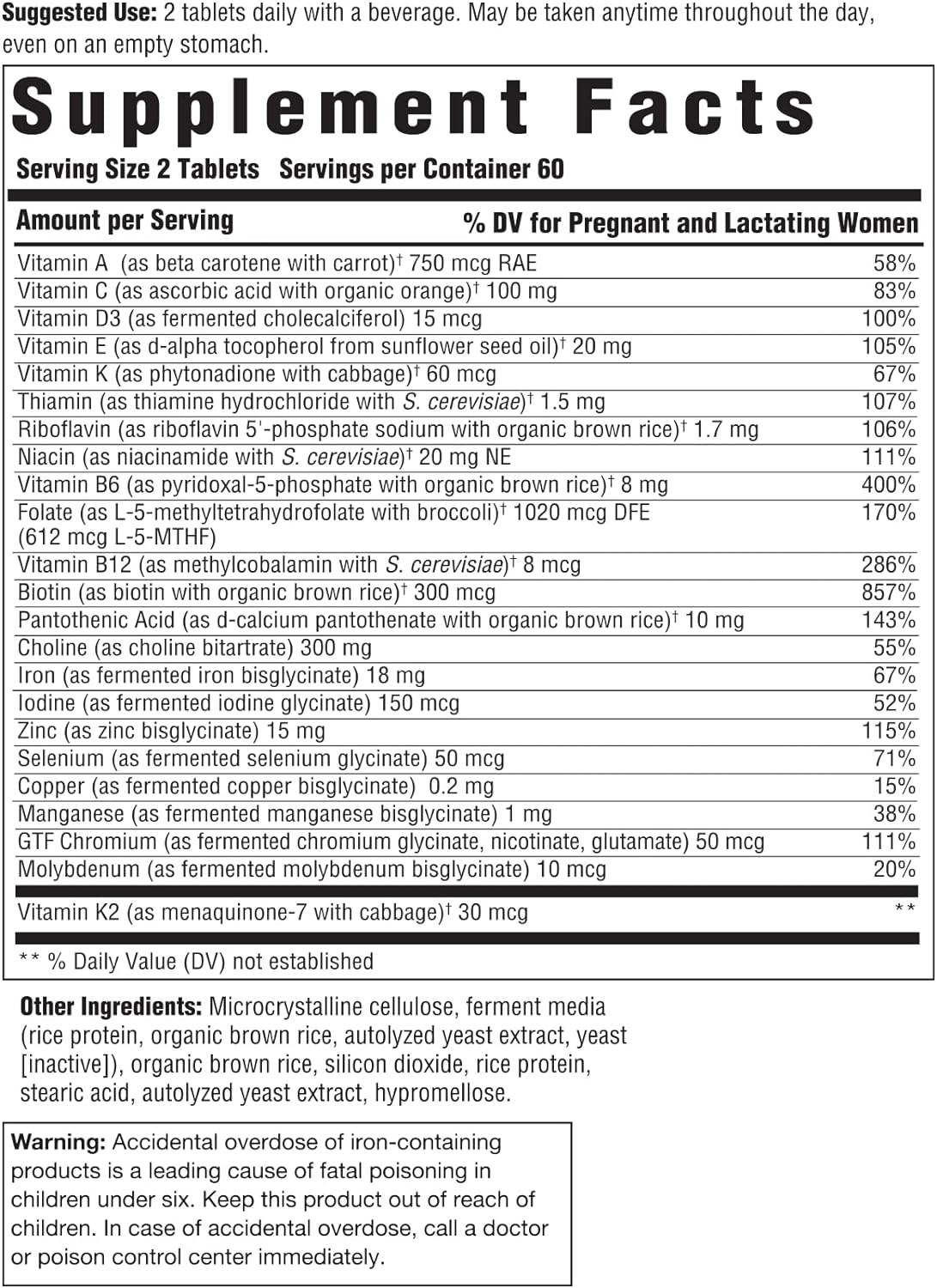 Baby and Me Multivitamin 120 tabs