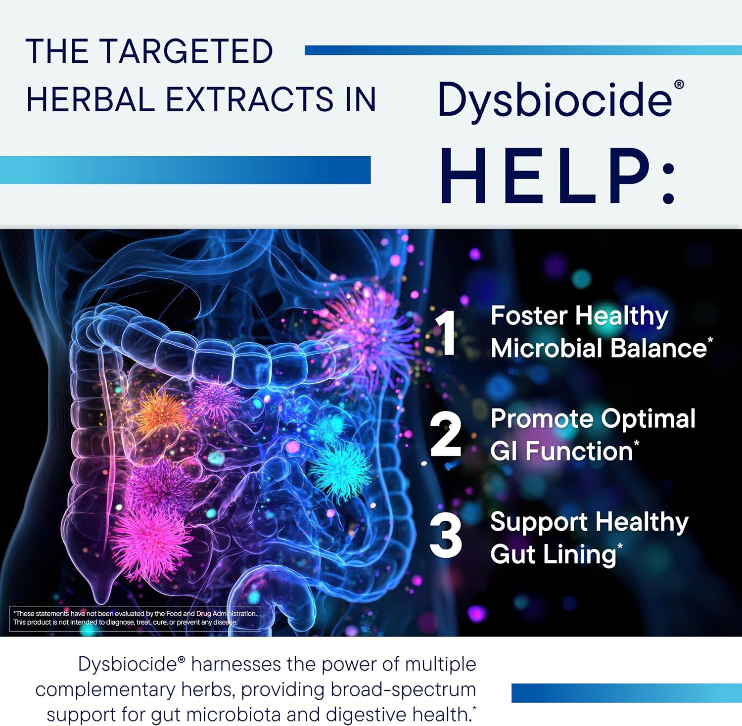 Dysbiocide 120 Capsules - Biotics