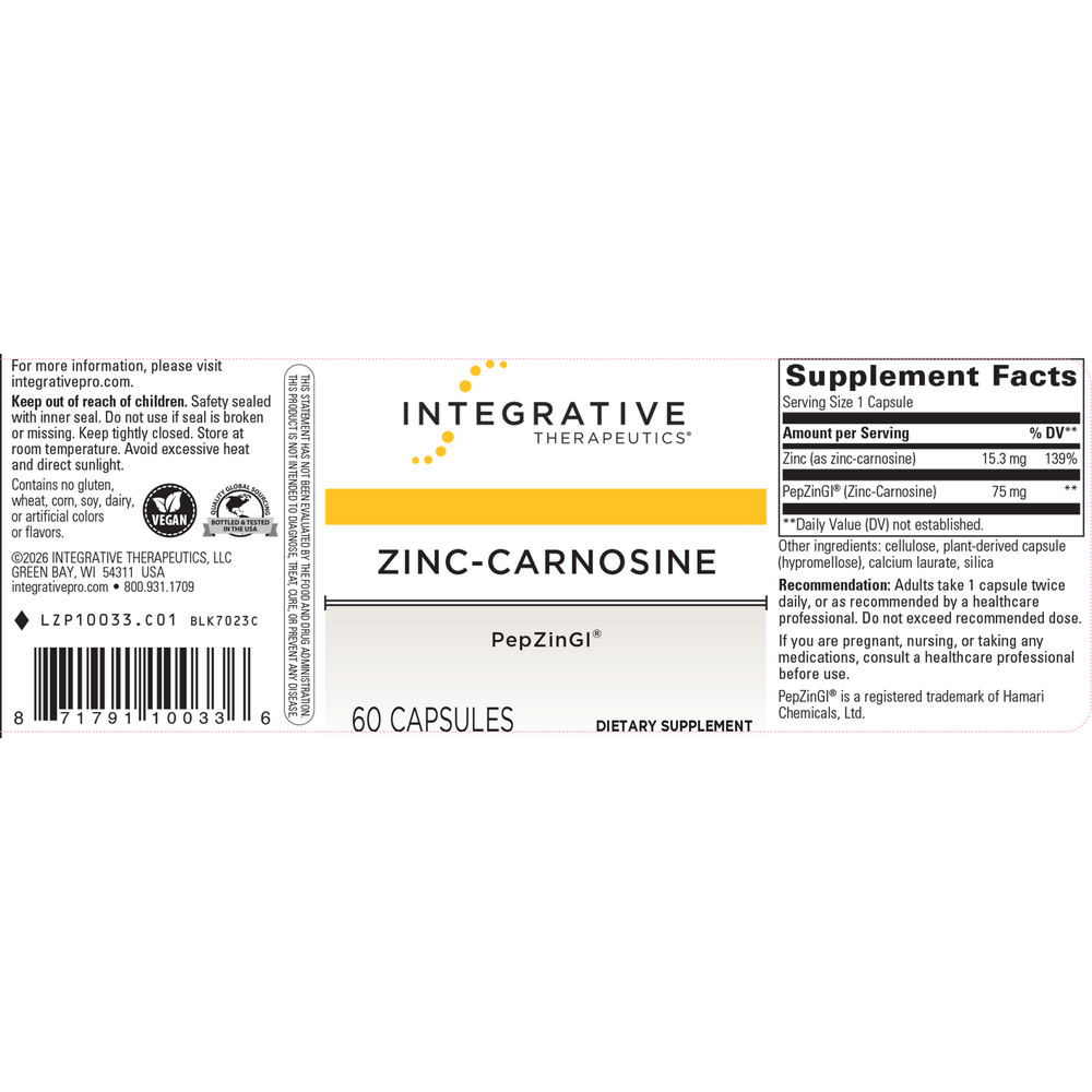 Zinc Carnosine