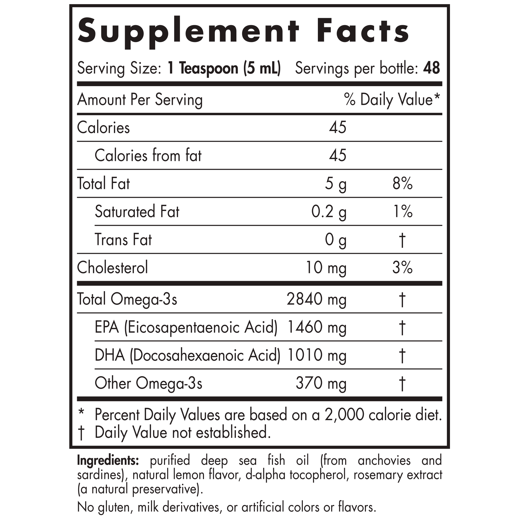 ProOmega Lemon 8 fl oz