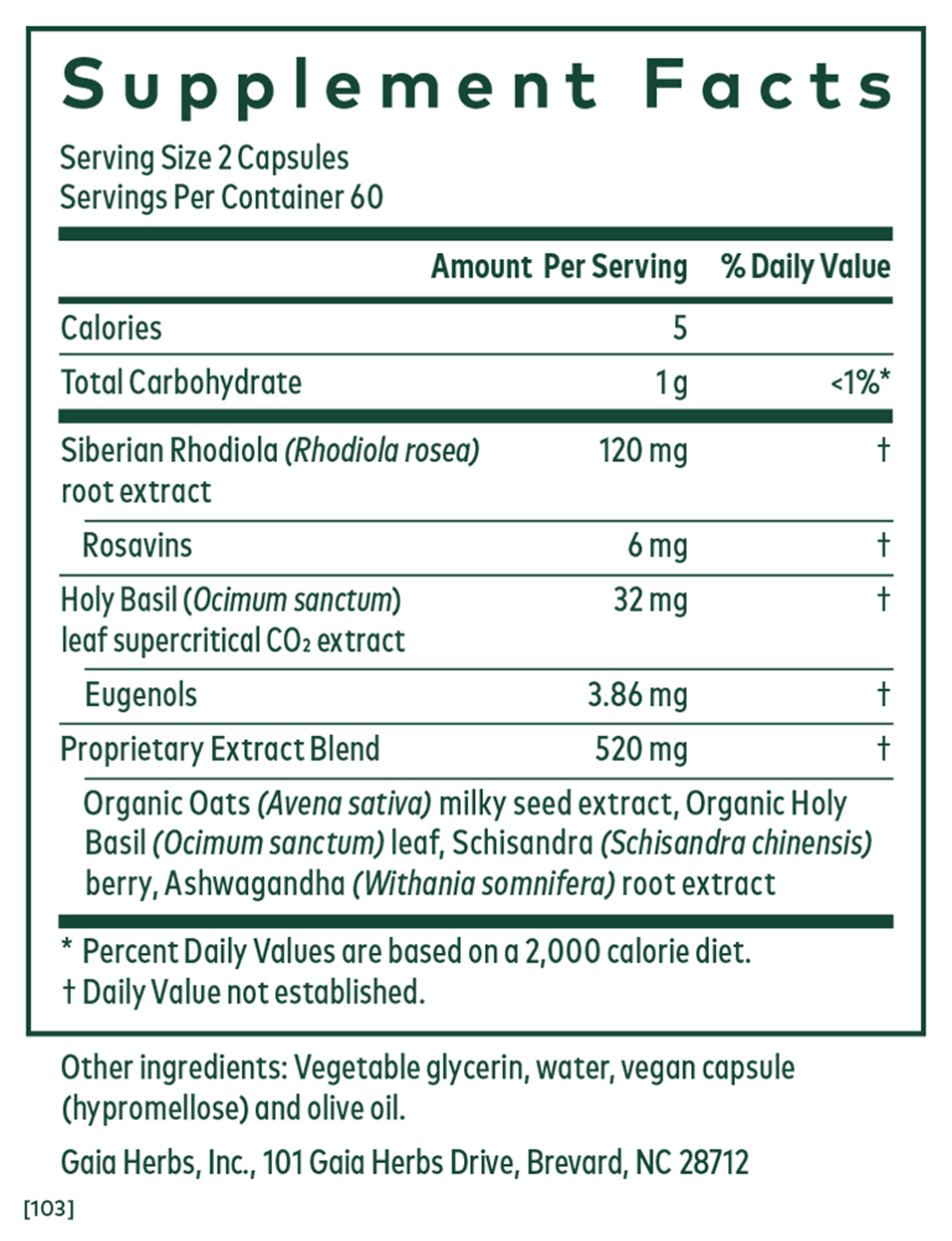 Daytime HPA Phyto-Caps