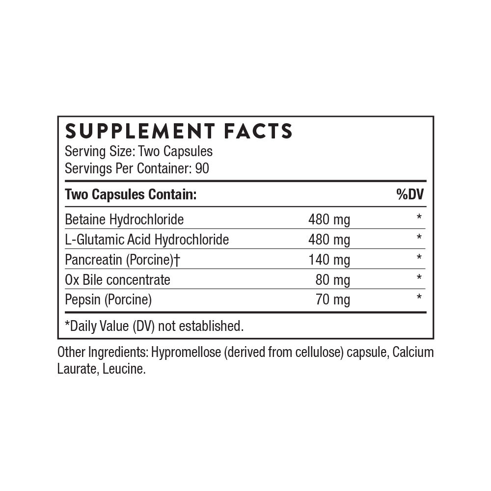 Advanced Digestive Enzymes (formerly Bio-Gest) - Thorne