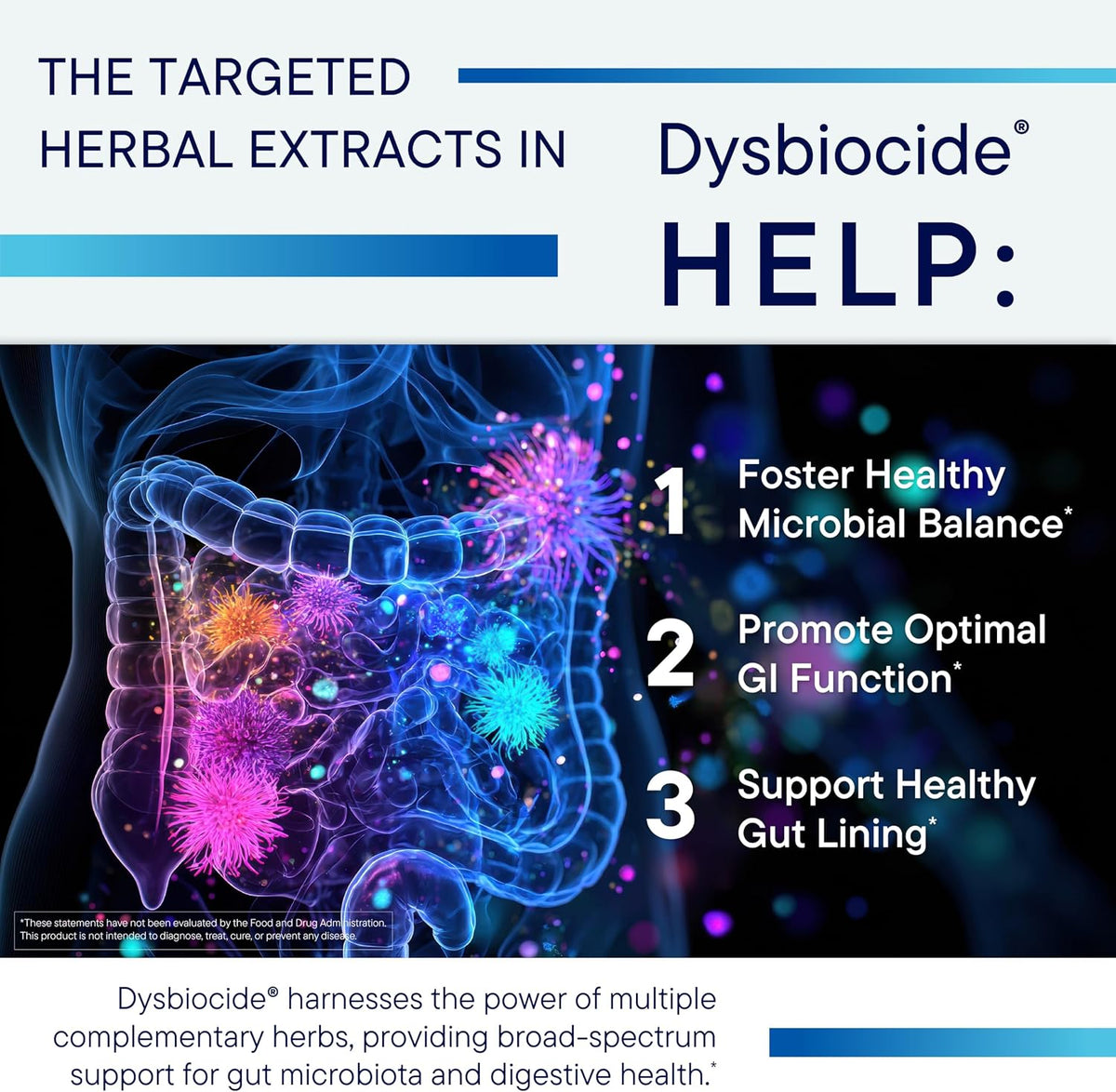 Dysbiocide 120 Capsules - Biotics
