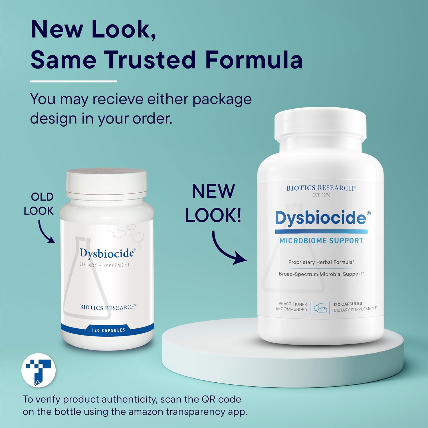 Dysbiocide 120 Capsules - Biotics