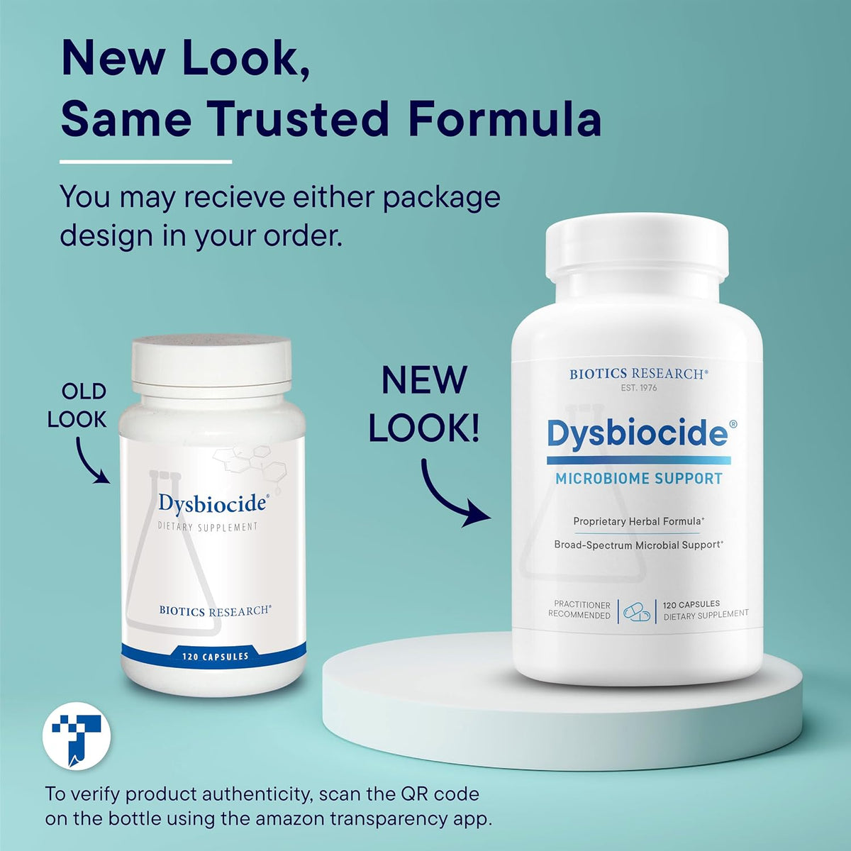 Dysbiocide 120 Capsules - Biotics