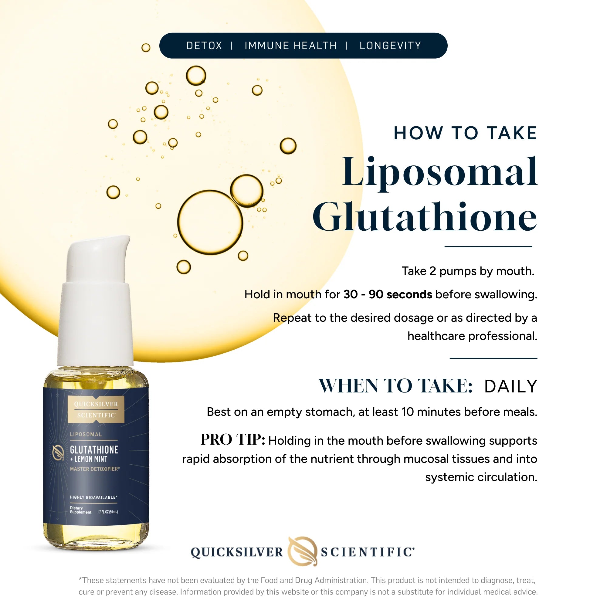 Glutathione Cocoa Mint - Quicksilver