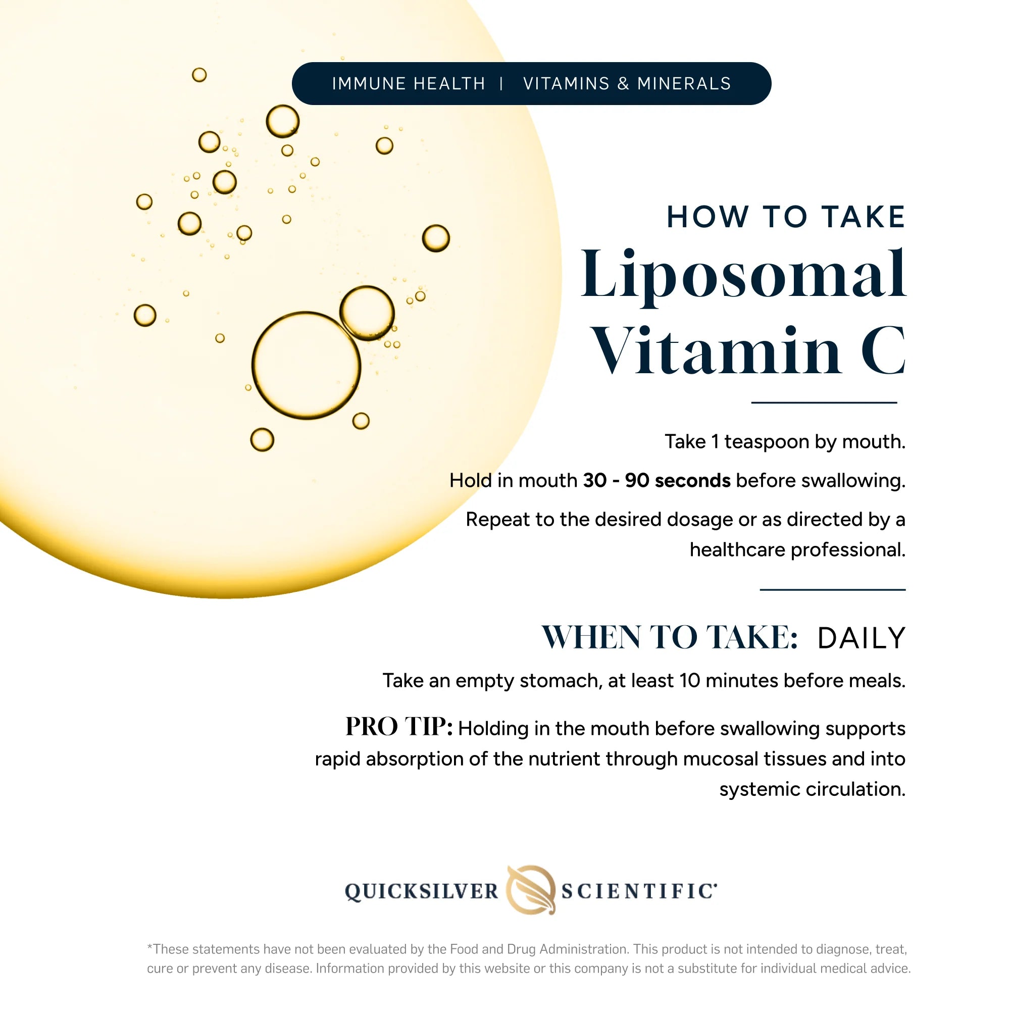 Liposomal Vitamin C - Quicksilver