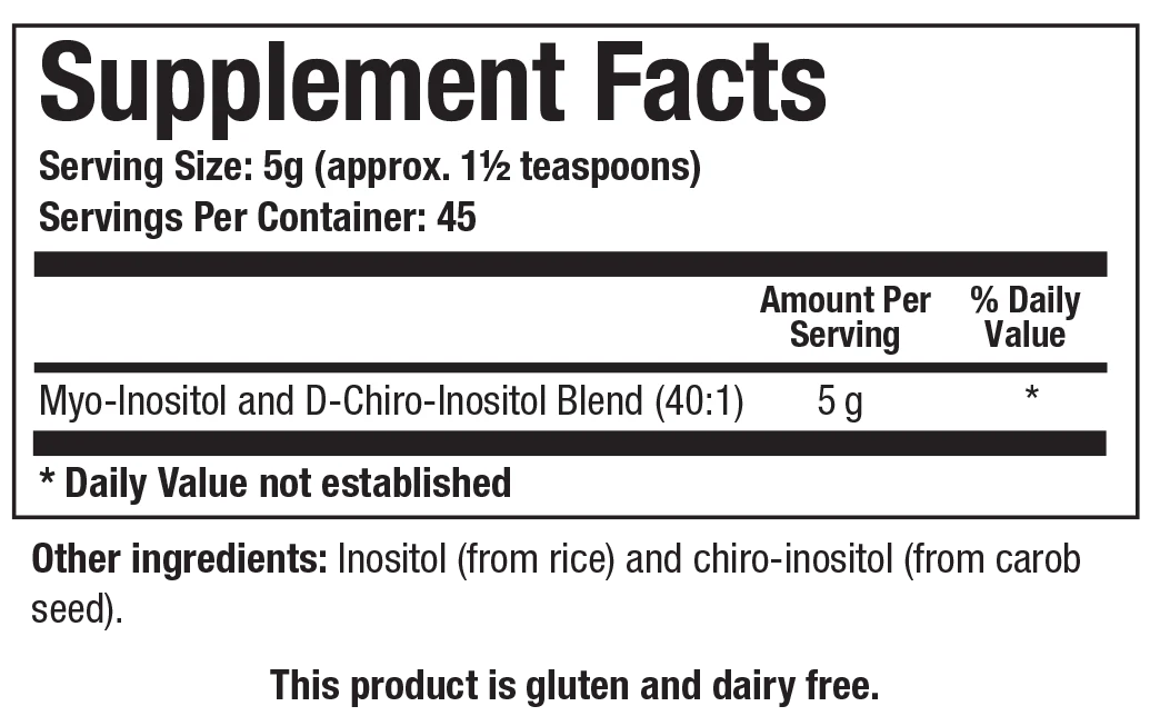 Myo + D-Chiro Inositol