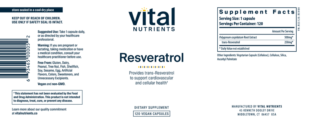 Resveratrol 500mg
