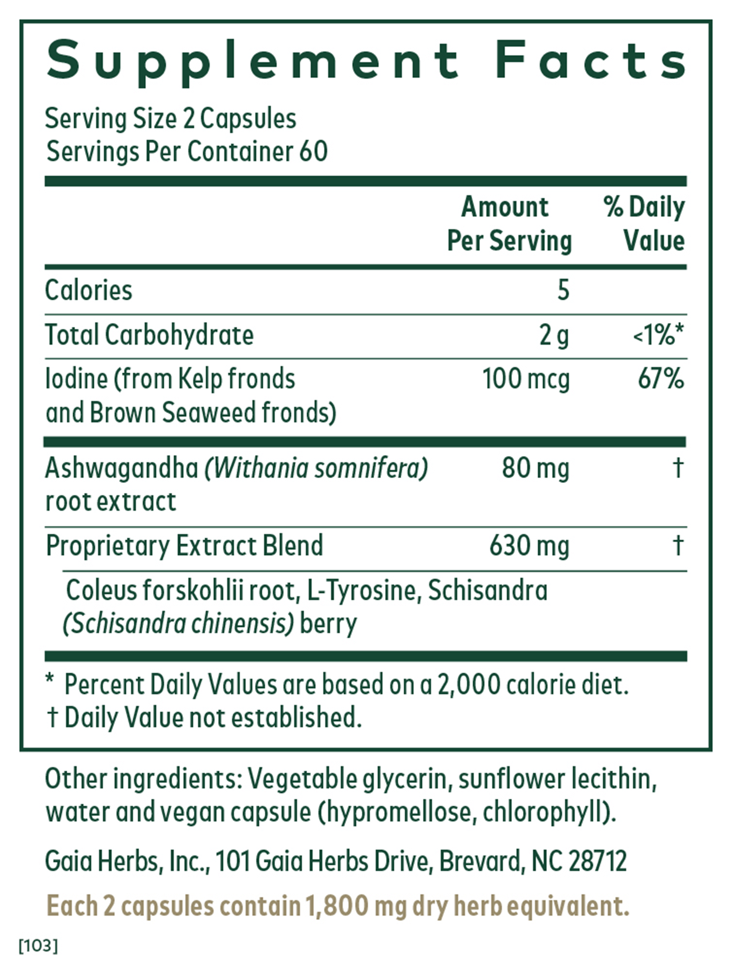 Thyroid Formula - Gaia