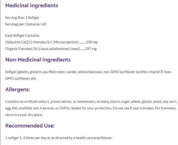 Ubiquinol CoQ10 - BioClinic Naturals